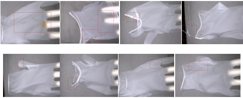手套瑕疵圖